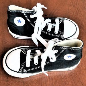 Converse Chuck Taylor All Star High Top Black White Toddler 8